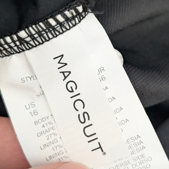 Magicsuit Women's Hyperlink Charlize One Shoulder One Piece Swimsuit Size 16 - Picture 8 of 14